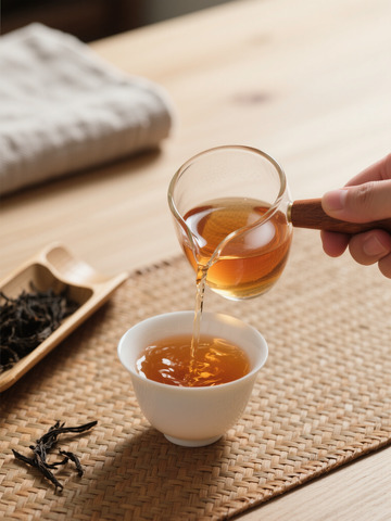 红茶茶饮倒茶背景