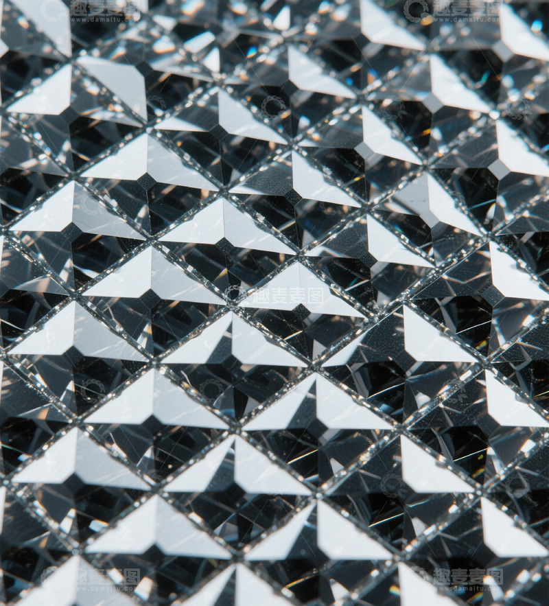 高清大图下载【趣麦麦图】几何图形反光镜面设计