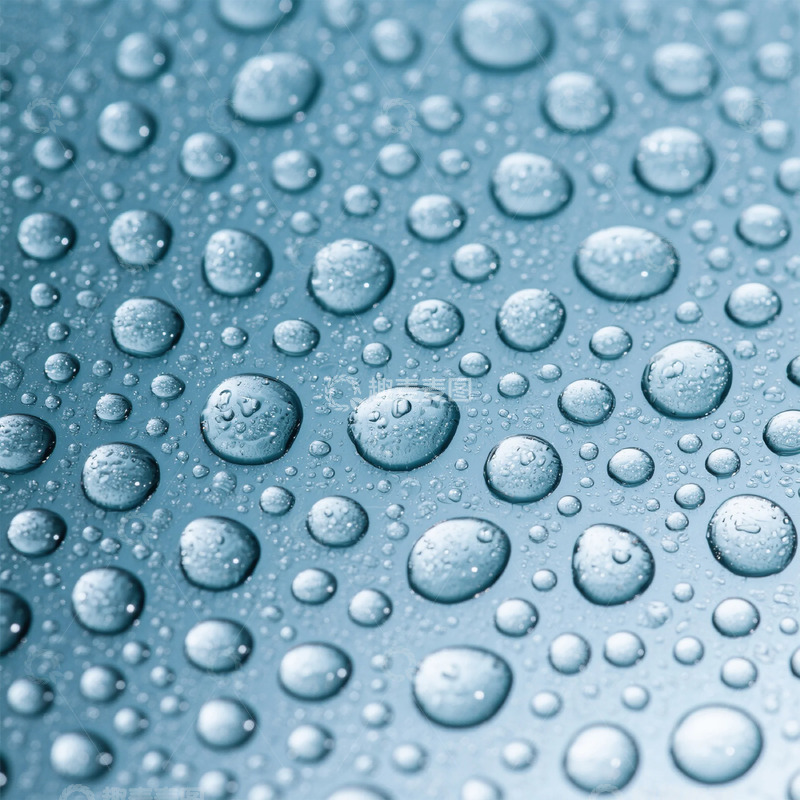 高清大图下载【趣麦麦图】玻璃表面水滴特写