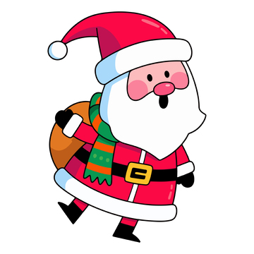 卡通圣诞老人矢量素材