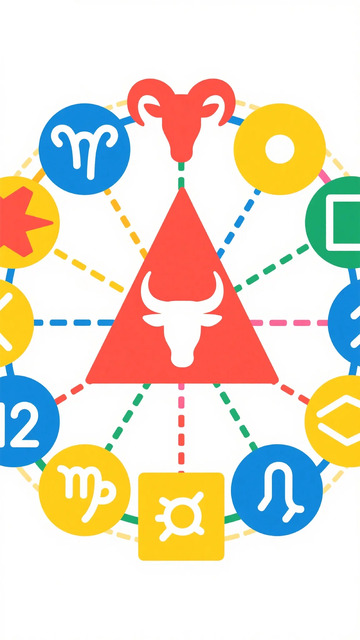 星座图表设计元素