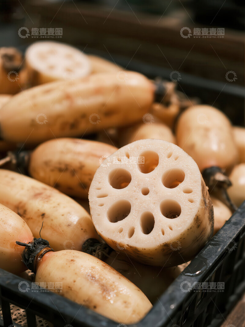 高清大图下载【趣麦麦图】莲藕  玉节  凉拌