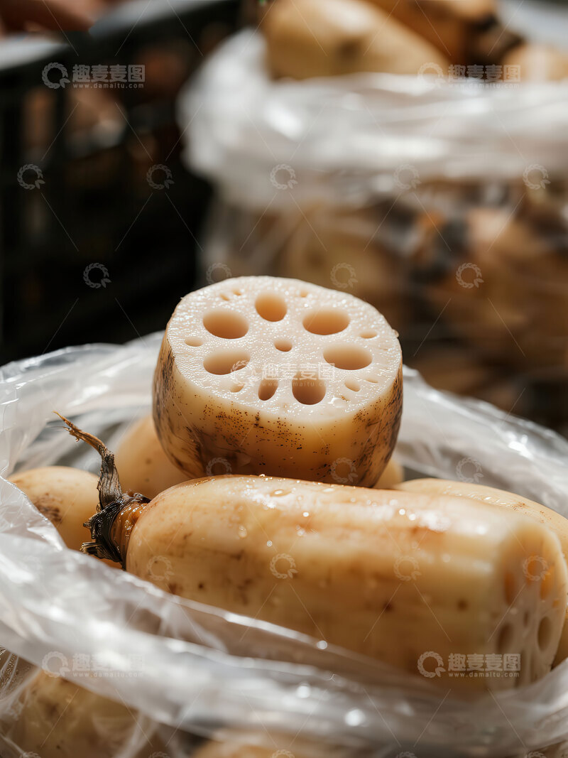 高清大图下载【趣麦麦图】莲藕  玉节  甜浓