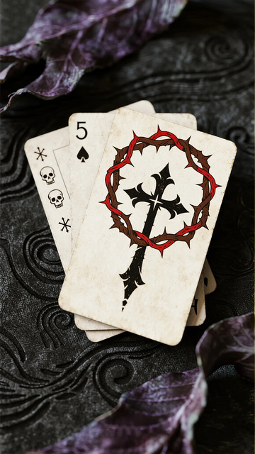 暗黑风格扑克牌设计