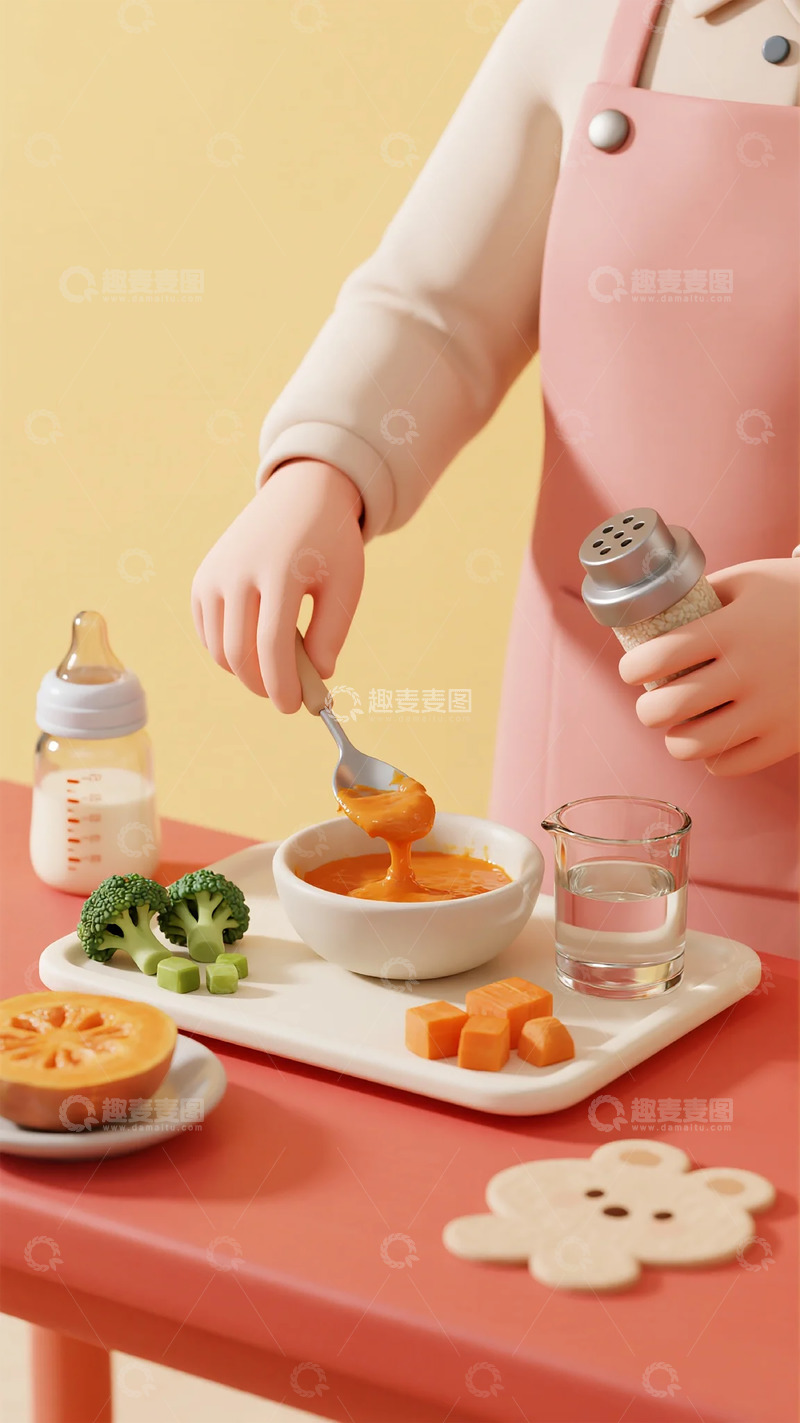 高清大图下载【趣麦麦图】温馨厨房美食准备摄影图