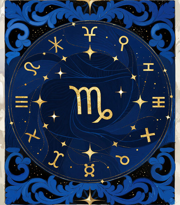 星座图案塔罗牌设计