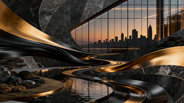 现代城市景观艺术空间