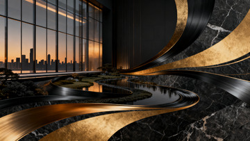 现代奢华室内景观设计