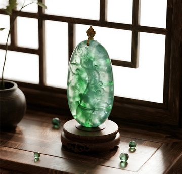 古典翡翠玉雕艺术品