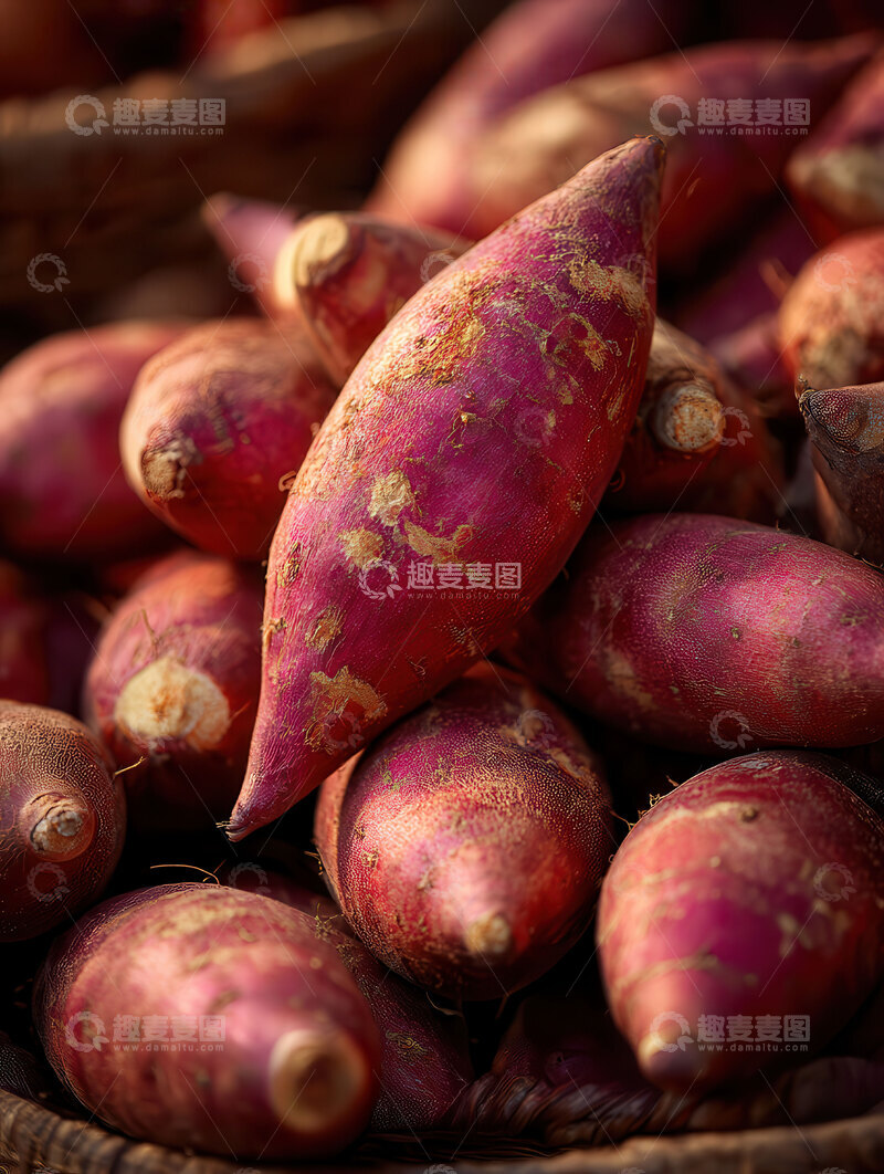 高清大图下载【趣麦麦图】紫薯  紫玉  绵密  