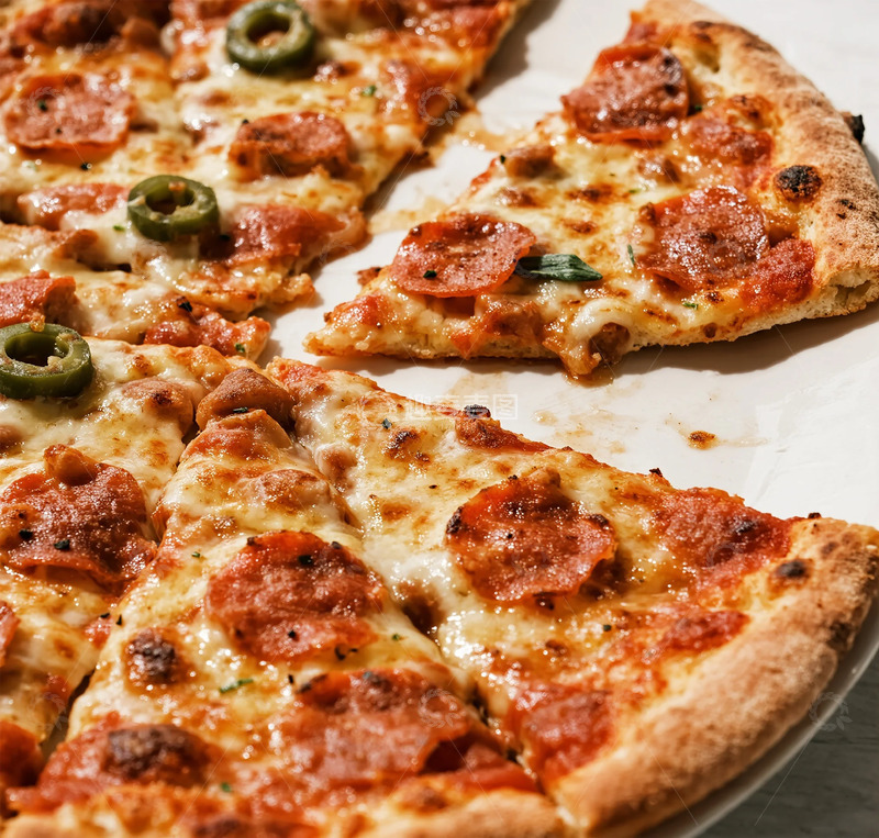 高清大图下载【趣麦麦图】美味披萨美食摄影图片