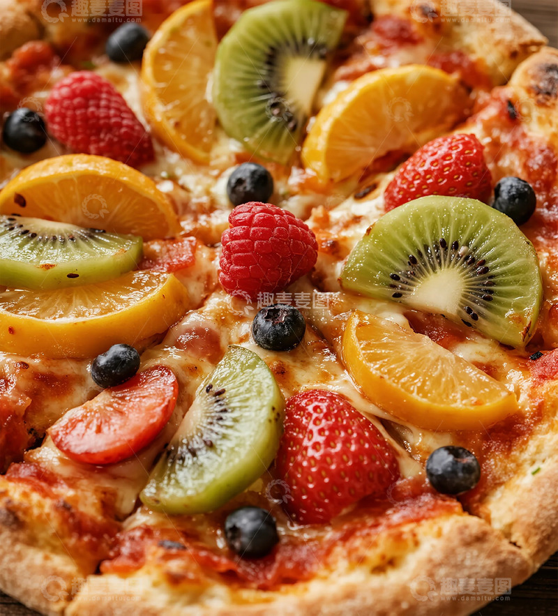 高清大图下载【趣麦麦图】美食摄影水果比萨