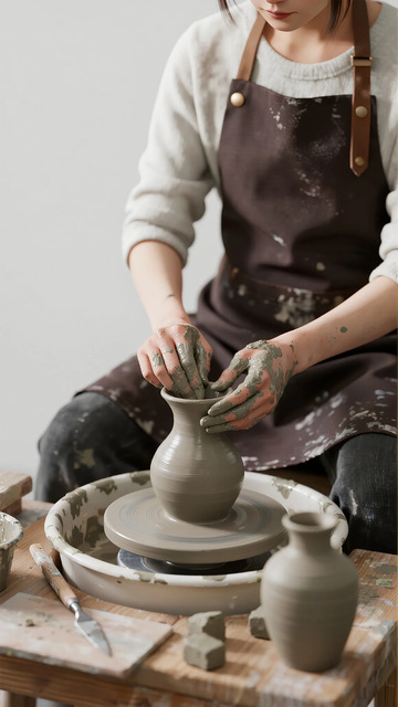 陶艺制作专注塑形