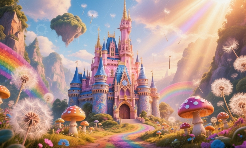 高清大图下载【趣麦麦图】童话世界之童话城堡6