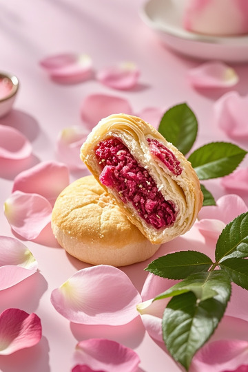 云南美食玫瑰鲜花饼10