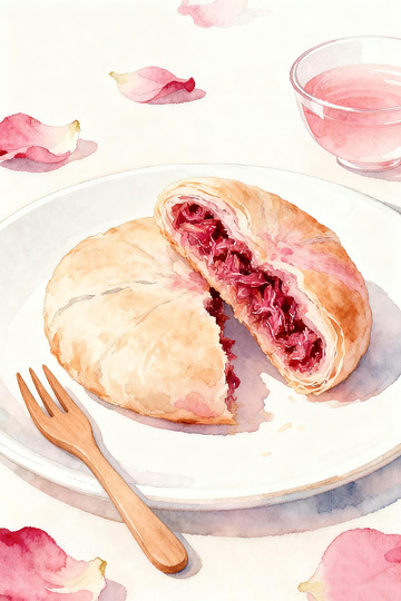 云南美食玫瑰鲜花饼6