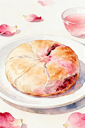 云南美食玫瑰鲜花饼4