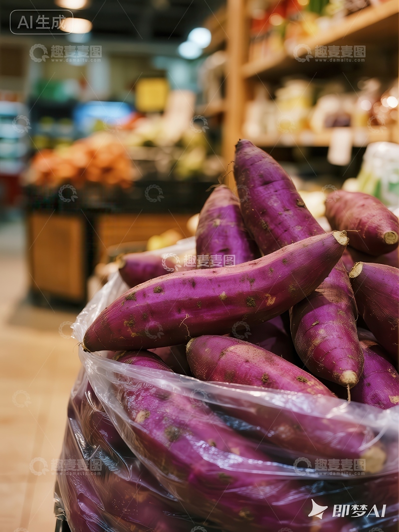 高清大图下载【趣麦麦图】-紫薯  甜郁  花青 