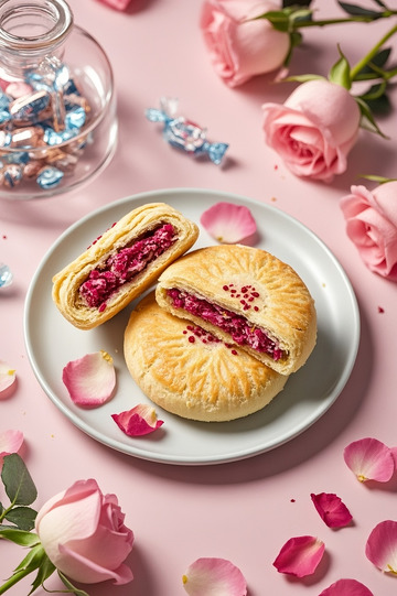 云南美食玫瑰鲜花饼9