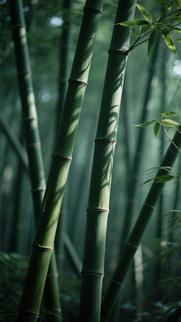 森林绿色翠竹自然
