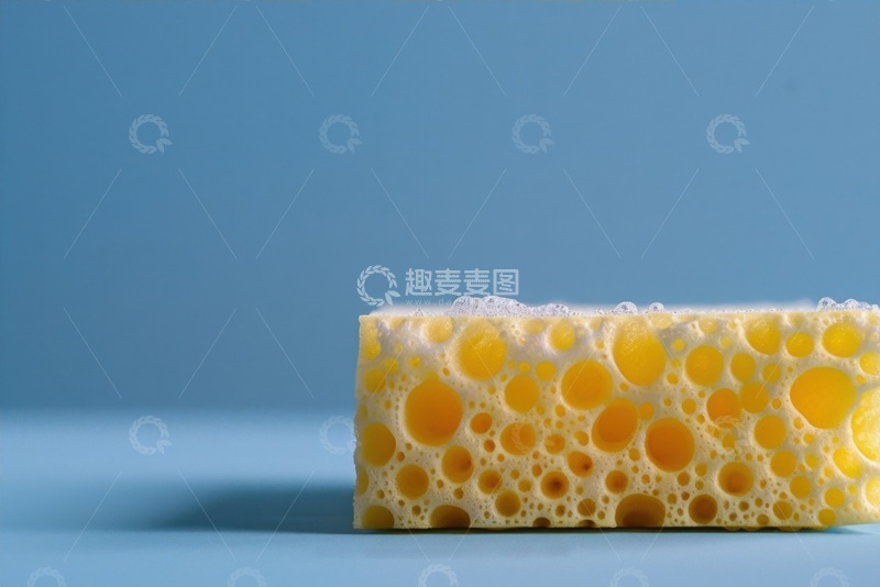 高清大图下载【趣麦麦图】放在桌面的一块海绵