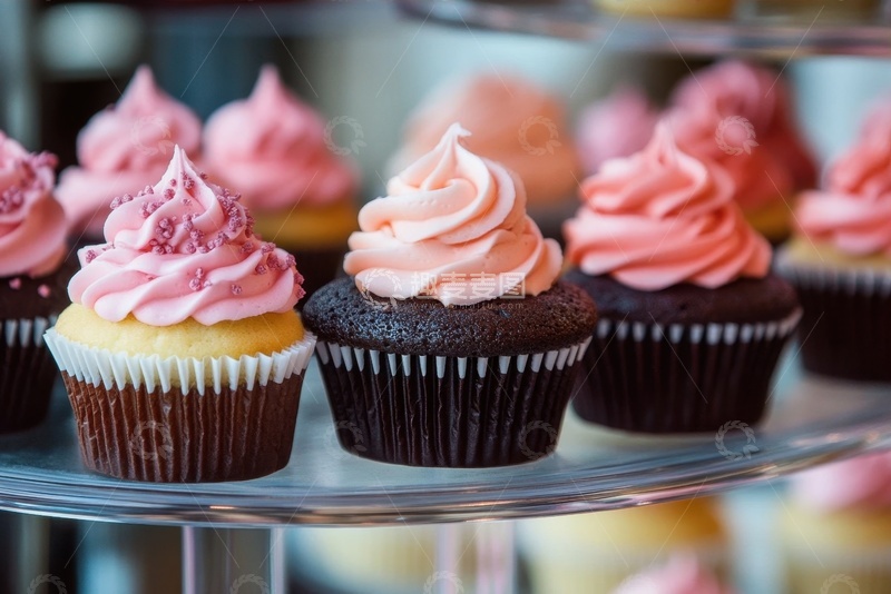 高清大图下载【趣麦麦图】蛋糕店里的纸杯蛋糕
