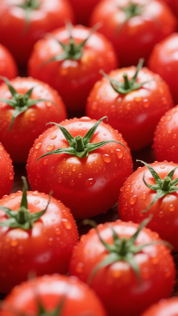 西红柿新鲜背景素材