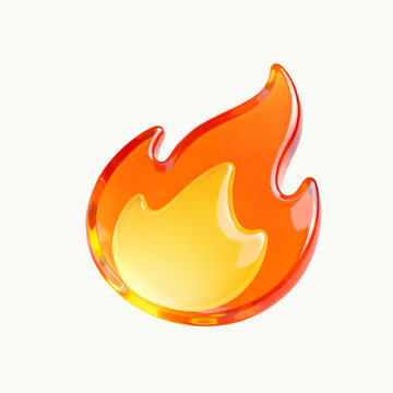 立体火苗图标3