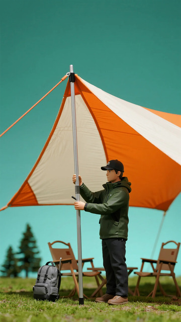 露营模型场景玩具