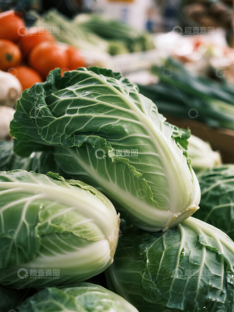 高清大图下载【趣麦麦图】大白菜 清白  脆甜  