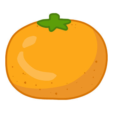 卡通橘子插图文创便签矢量图设计素材