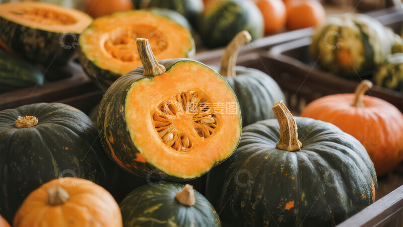 高清大图下载【趣麦麦图】南瓜  甜糯  暖色