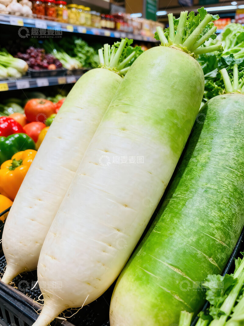 高清大图下载【趣麦麦图】萝卜  白玉  甜暖  