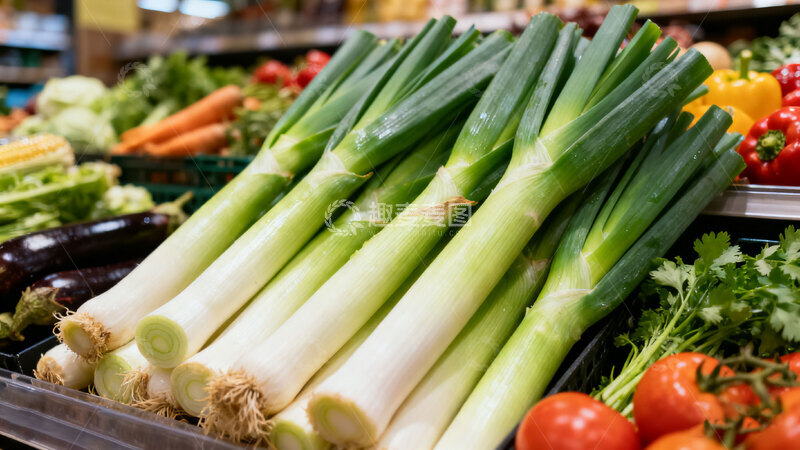 高清大图下载【趣麦麦图】大葱   青白   提鲜