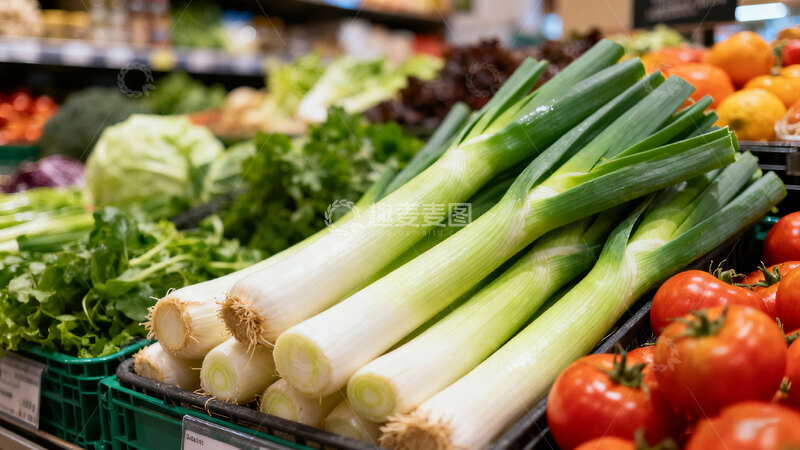 高清大图下载【趣麦麦图】大葱   青白   葱花