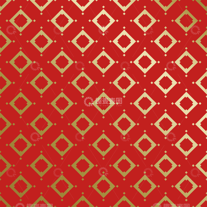源文件下载【趣麦麦图】红金中式喜庆花纹背景30