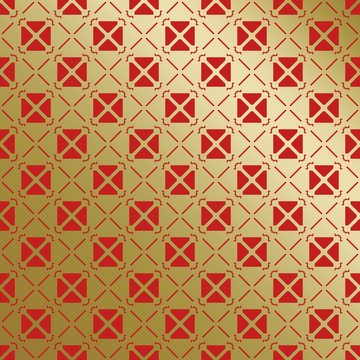 红金中式喜庆花纹背景12