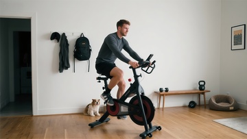 家庭健身动感单车训练