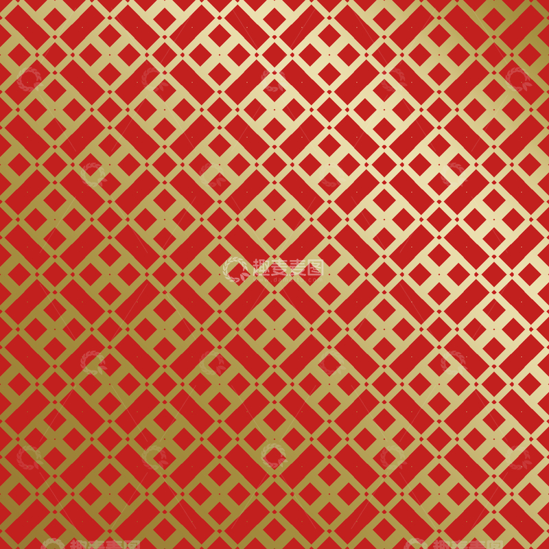源文件下载【趣麦麦图】红金中式喜庆花纹背景3