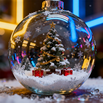 圣诞球装饰雪景球节日装饰
