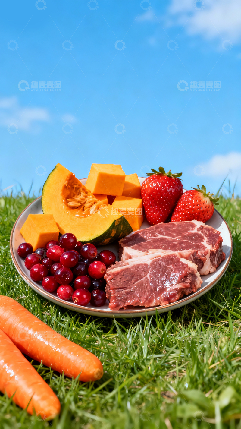 源文件下载【趣麦麦图】宠物食品原料6