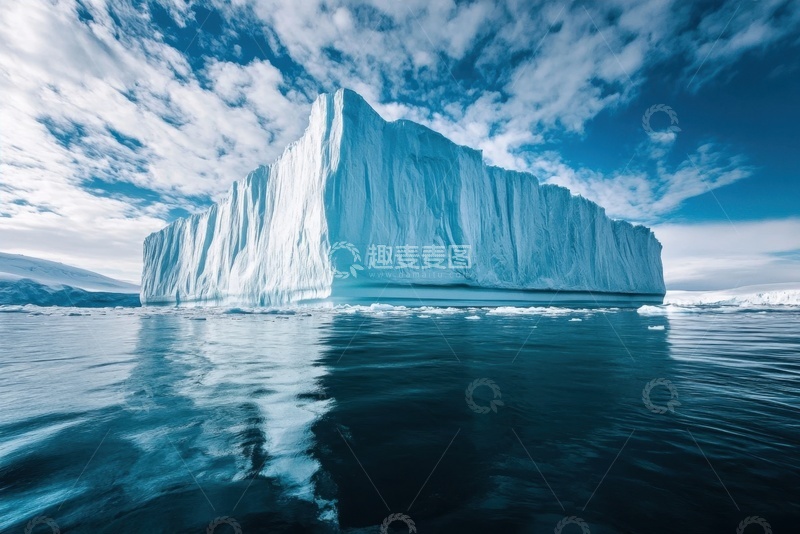 高清大图下载【趣麦麦图】北极冰山冰川