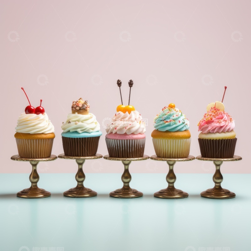 高清大图下载【趣麦麦图】纸杯蛋糕美食