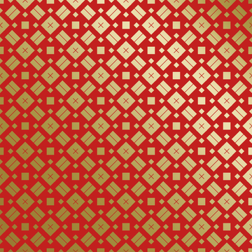 红金中式喜庆花纹背景44