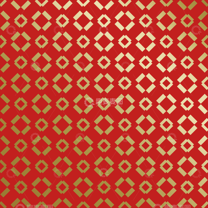 源文件下载【趣麦麦图】红金中式喜庆花纹背景41
