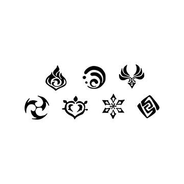 抽象图腾图案设计元素