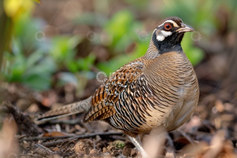高清大图下载【趣麦麦图】荒野里的一只野山鸡