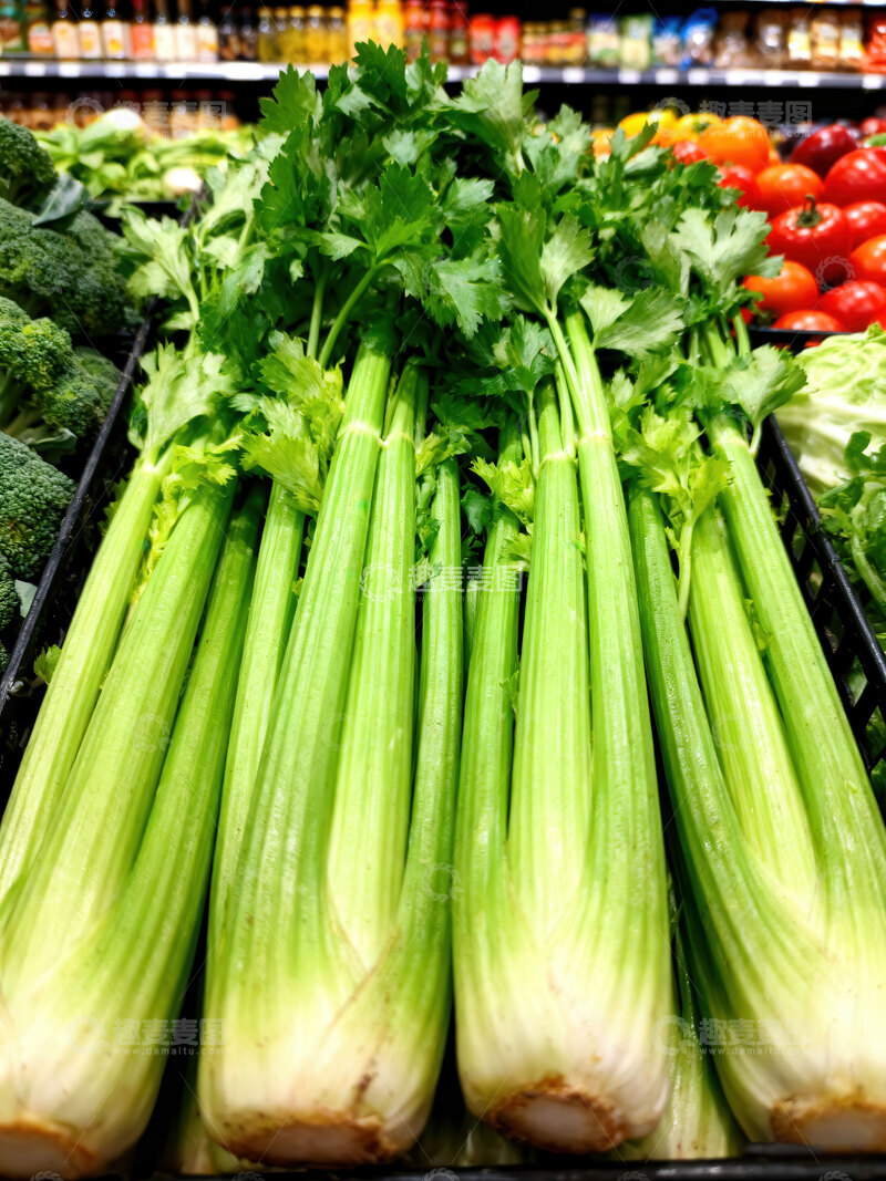 高清大图下载【趣麦麦图】芹菜  碧杆  提味