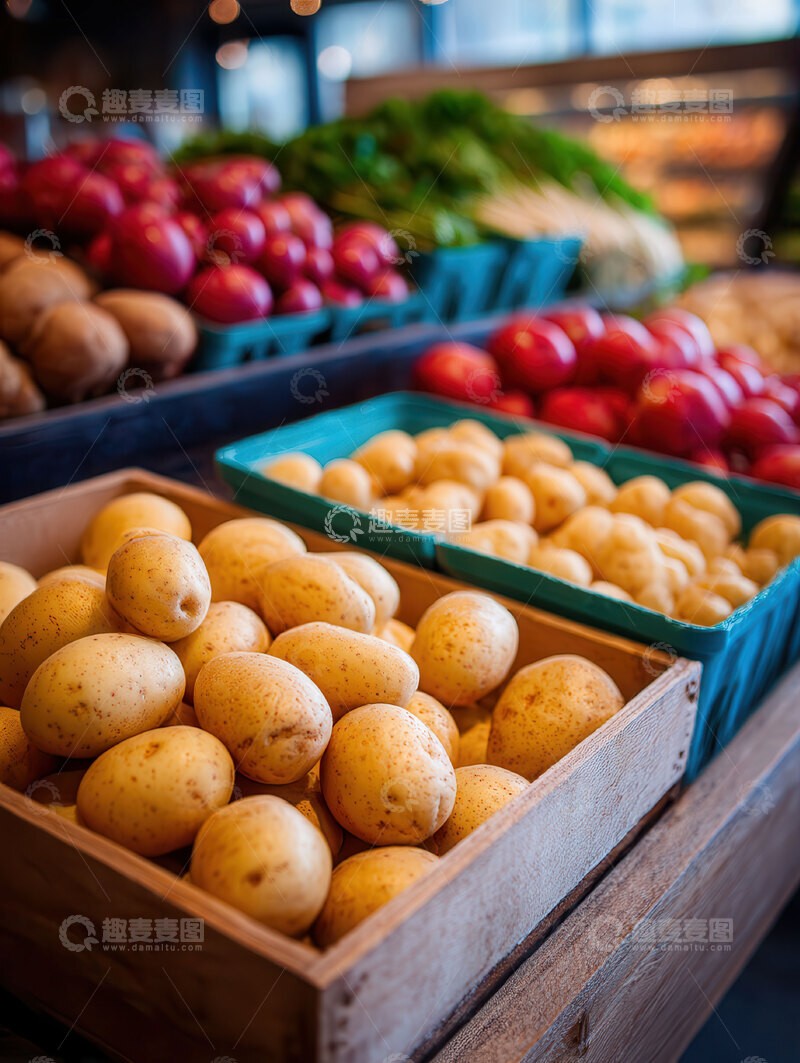 高清大图下载【趣麦麦图】土豆  黄心  朴实  