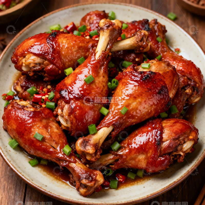 源文件下载【趣麦麦图】香煎鸡腿摄影2
